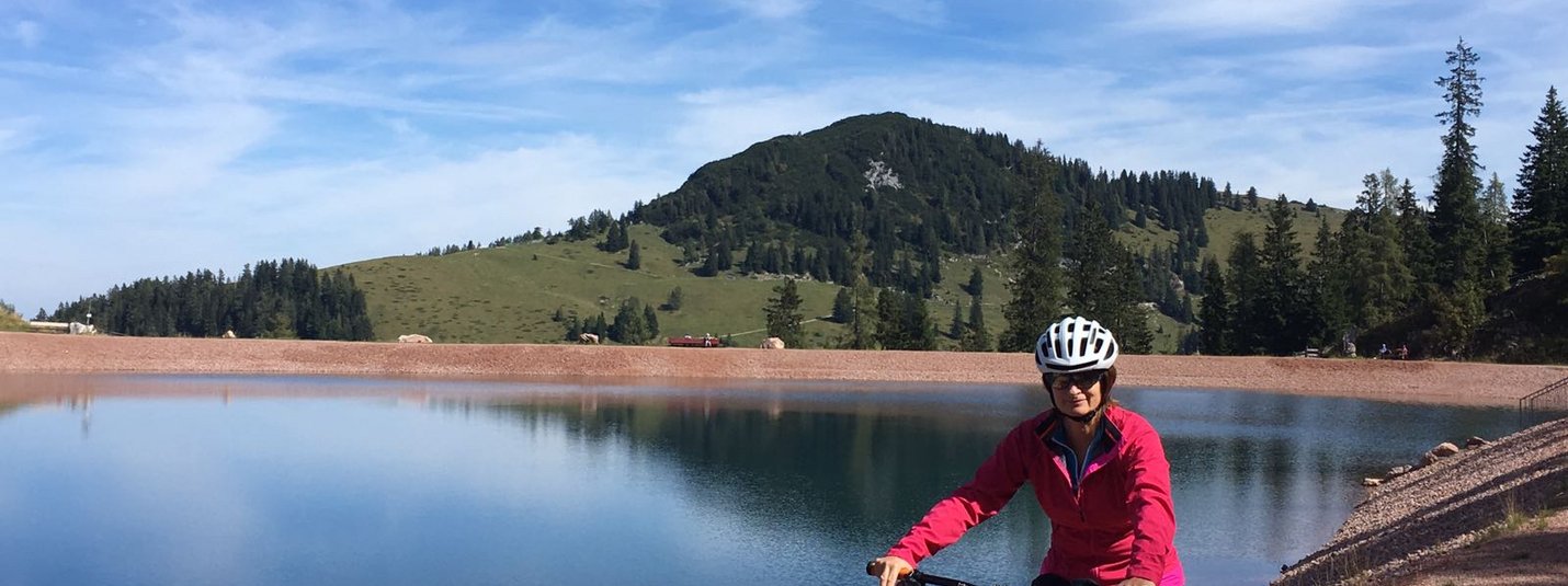 Heidi's e-biketocht naar de Marmorsee (Loferer Alm)