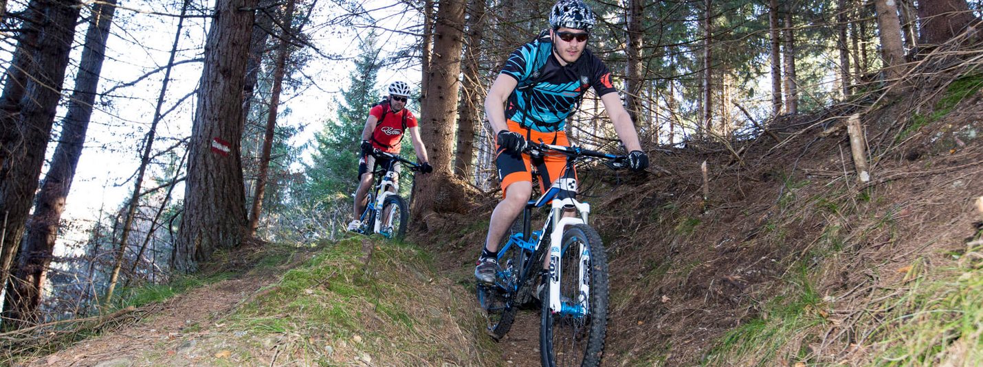 Mountain bike single trail Weissensee