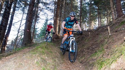 Mountain bike single trail Weissensee